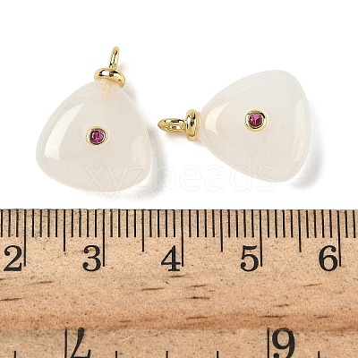 Natural White Jade Pendants G-H328-04G-C11-1