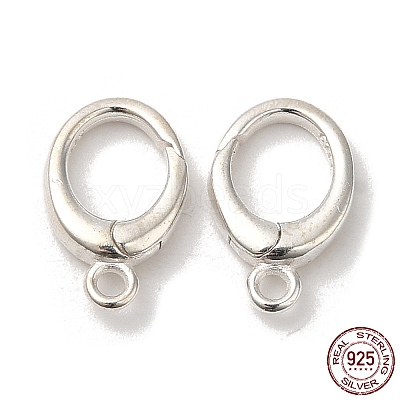 925 Sterling Silver Twister Clasp STER-D006-14S-1