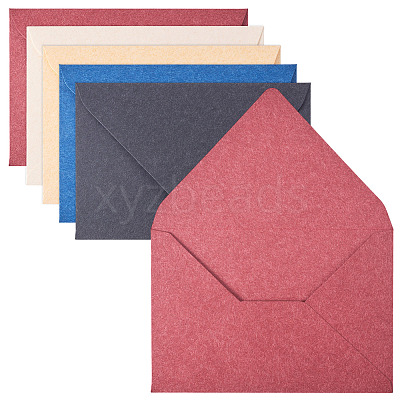 20Pcs 5 Colors Paper Envelopes AJEW-TA0002-22-1
