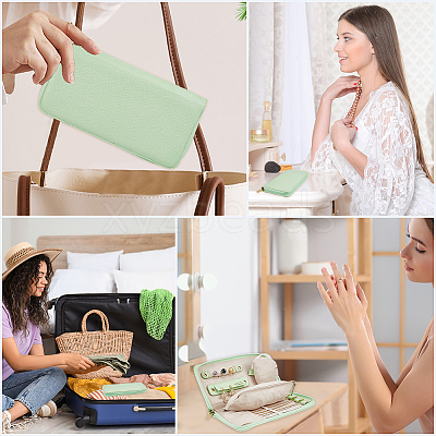PU Leather Jewelry Zipper Bags ABAG-WH20001-41A-1