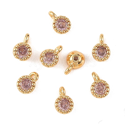 SHEGRACE Brass Pave Cubic Zirconia Charms XGRQ5K372-832G-B-1