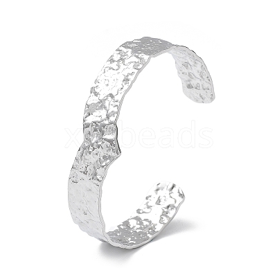 304 Stainless Steel Cuff Bangles for Women LS-BJEW-Z078-27P-1
