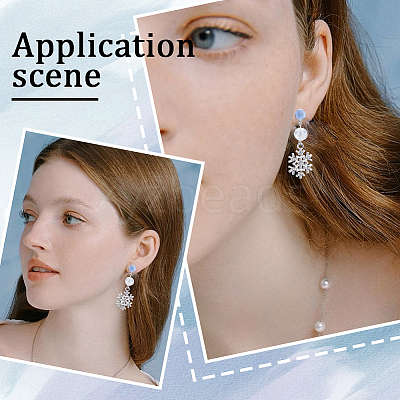 40Pcs 304 Stainless Steel & Plastic Clip-on Earring Findings STAS-BBC0003-35-1