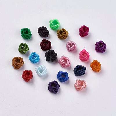 Polyester Weave Beads WOVE-K001-A-1