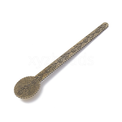 Tibetan Style Alloy Bookmark Rulers AJEW-JK00262-01-1