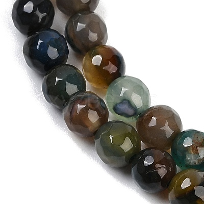 Natural Agate Beads Strands G-C082-A01-24-1