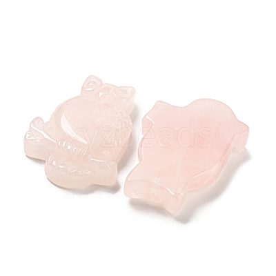 Natural Rose Quartz Pendants G-M417-08G-1