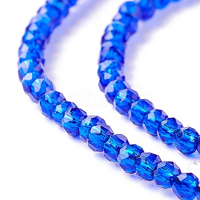 Transparent Glass Beads Strands GLAA-C019-01A-06-1