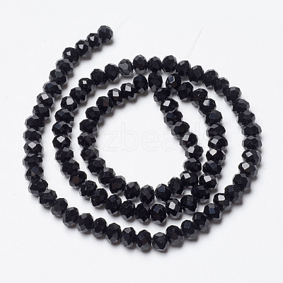 Opaque Solid Color Glass Beads Strands EGLA-A034-P10mm-D18-1