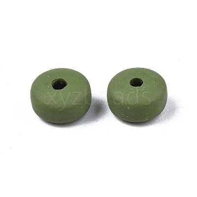 Handmade Polymer Clay Beads Strands LS-CLAY-N008-104-1