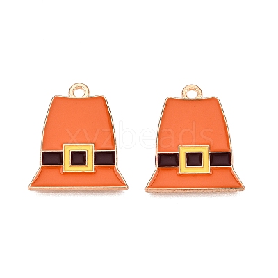 Thanksgiving Day Theme Alloy Enamel Pendants X1-ENAM-T020-35J-1