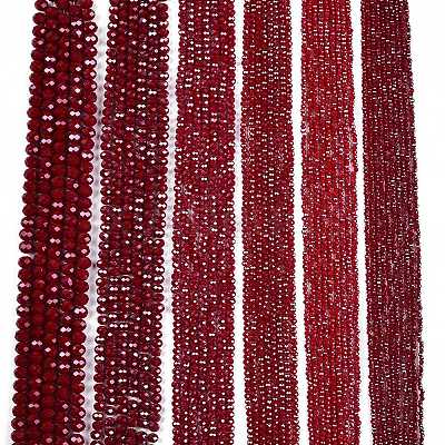 Electroplate Glass Beads Strands EGLA-A044-P8mm-A02-1