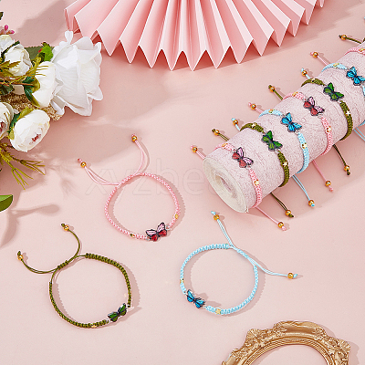 12Pcs 3 Style Nylon Cord Bracelets Making BJEW-HS00014-1