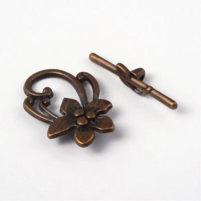 Tibetan Style Toggle Clasps MLF0677Y-NF-1