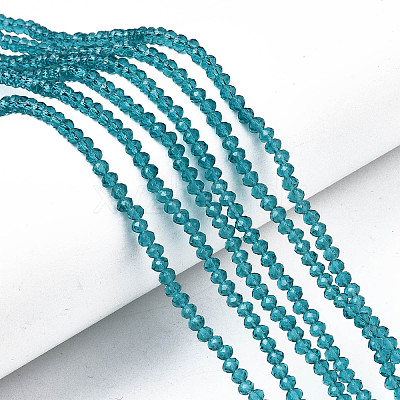 Glass Beads Strands EGLA-A034-T1mm-D27-1
