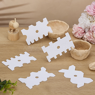 5Pcs Clay Acrylic Edge Template Set FIND-FG0004-79-1