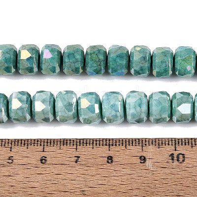 Anti-Tarnish Electroplate Glass Beads Strands GLAA-T025-10mm-11S-1