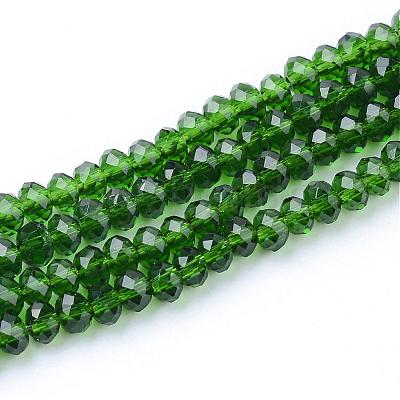 Transparent Glass Beads Strands GLAA-R135-2mm-42-1