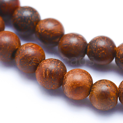 Natural Wood Beads Strands WOOD-P011-06-4mm-1