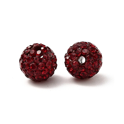Pave Disco Ball Beads RB-H258-10MM-208-1