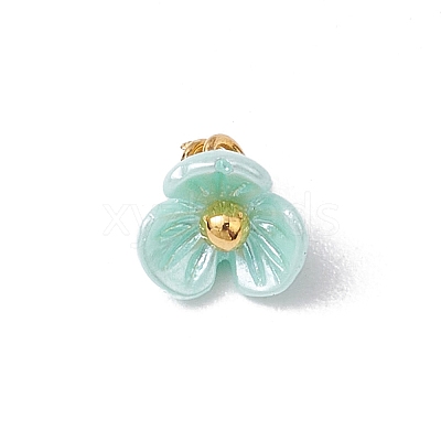 6Pcs Resin Imitation Pearl Charms PALLOY-JF03422-1