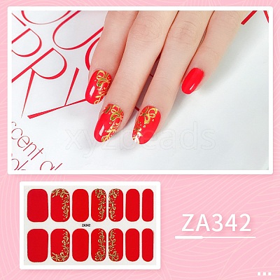 Resin Nail Wraps Sticker MRMJ-H004-04-1