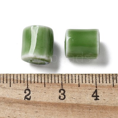 Handmade Porcelain Beads X1-PORC-L080-I16-1