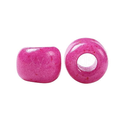 12/0 Baking Paint Glass Seed Beads SEED-US0001-04-2mm-1