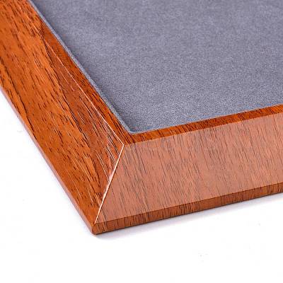 Rectangle Wood Pesentation Jewelry Bracelets Display Tray ODIS-P008-19B-01-1