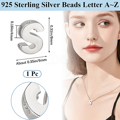 Sterling Silver Beads STER-WH20005-02S-1