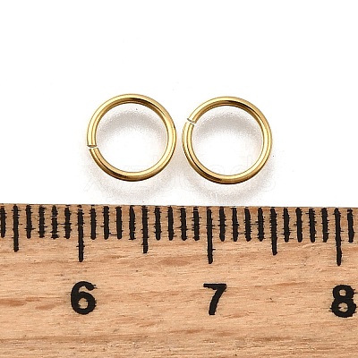Rack PlatingBrass Open Jump Rings KK-O139-18V-G-1