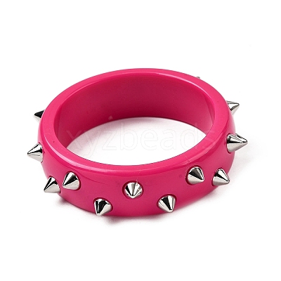 Punk Resin Bangles BJEW-P357-01P-01-1
