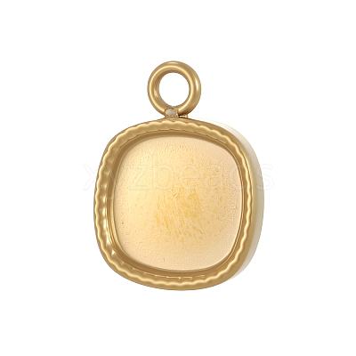 304 Stainless Steel Pendant Cabochon Settings STAS-OY008-75G-1