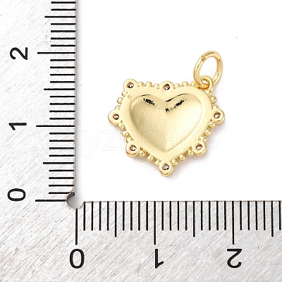 Brass Pave Cubic Zirconia with Enamel Charms KK-Q098-20G-B-1