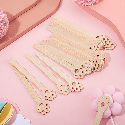 50Pcs Wooden Cakesicle Sticks AJEW-TA0018-01A-1