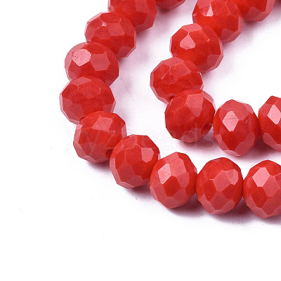Electroplate Glass Beads Strands EGLA-A044-P4mm-A22-1