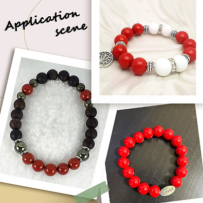 Opaque Acrylic Beads MACR-SP0001-85B-1