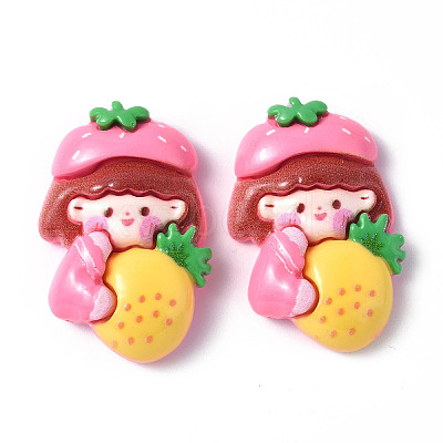 Opaque Resin Cabochons CRES-P023-06K-1