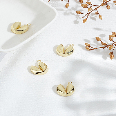 4Pcs Brass Pendants KK-LP0004-19-1