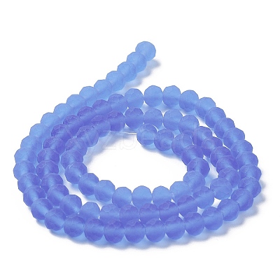 Transparent Glass Beads Strands EGLA-A034-T6mm-MD14-1