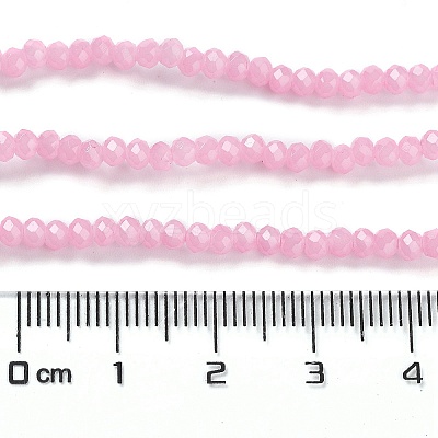 Baking Paint Imitation Jade Glass Bead Strands DGLA-A034-J2MM-A3-1