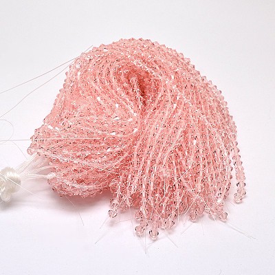 Imitate Austrian Crystal Bicone Glass Beads Strands LS-GLAA-F029-3x3mm-15-1
