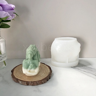 DIY Candle Making Silicone Bust Statue Molds DIY-M031-12-1