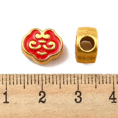 CCB Plastic European Beads CCB-P015-07G-01-1