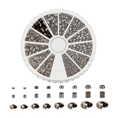 Brass Crimp Beads DIY-PH0004-06-1