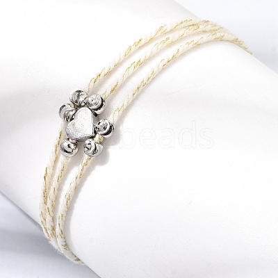 Polyester Multi-Strand Bracelets FB-CBA983F-02P-01-1