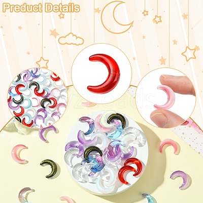 20Pcs Gradient Color Handmade Lampwork Beads LAMP-FS0001-18A-1