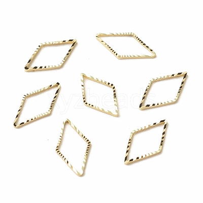Brass Linking Rings KK-F831-015B-G-RS-1