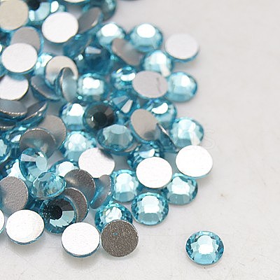 Glass Flat Back Rhinestone RGLA-C002-SS30-202-1
