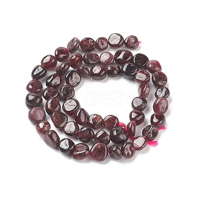 Natural Garnet Beads Strands X-G-L478-52-1